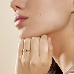 Bague Amayas Or Bicolore Diamant