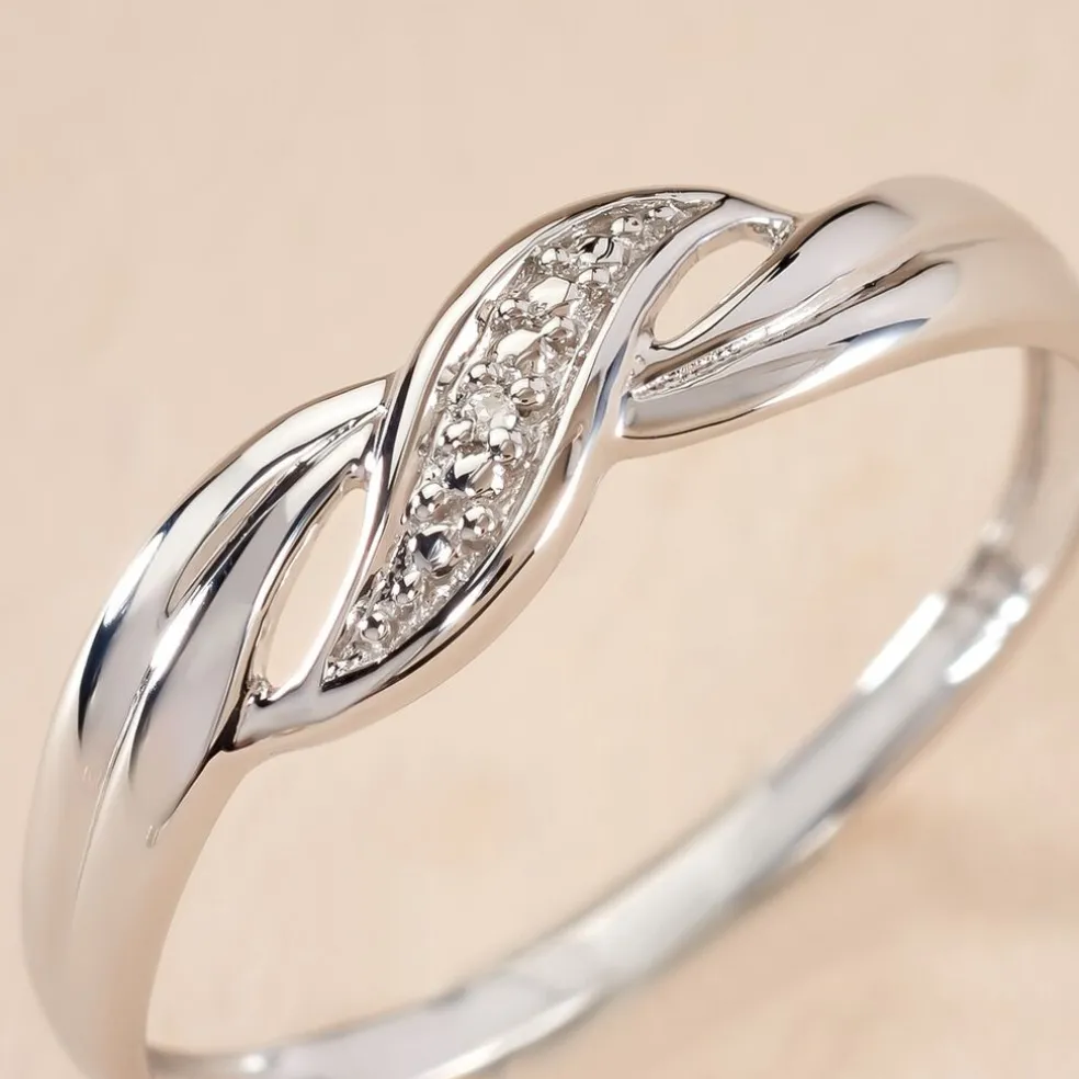 Bague Amayas Or Blanc Diamant