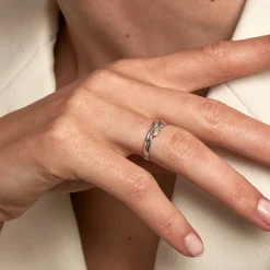 Bague Amayas Or Blanc Diamant