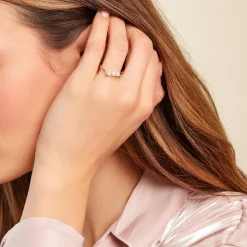 Bague Ambrogio Or Jaune Perle De Culture Oxyde De Zirconium