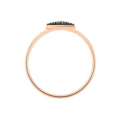 Bague Amellia Argent Rose Oxyde De Zirconium