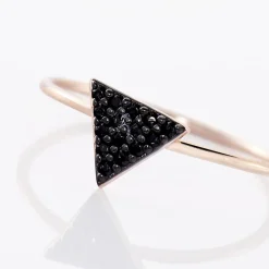 Bague Amellia Argent Rose Oxyde De Zirconium