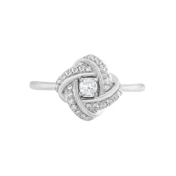 Bague Anasthase Argent Blanc Oxyde De Zirconium