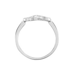 Bague Anne-ael Argent Blanc Oxyde De Zirconium