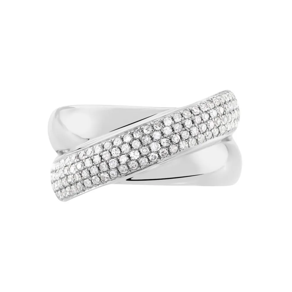 Bague Annoncia Or Blanc Diamant