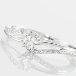 Bague Antigone Or Blanc Diamant