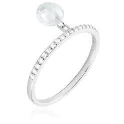 Bague Aodh Argent Blanc Oxyde De Zirconium