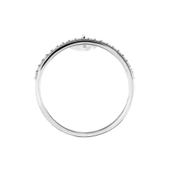 Bague Aodh Argent Blanc Oxyde De Zirconium
