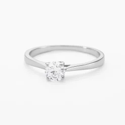Bague Aphrodite Ld Platine Blanc Diamant Synthétique