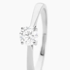 Bague Aphrodite Ld Platine Blanc Diamant Synthétique
