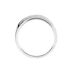 Bague Argent Blanc Agoston Oxydes De Zirconium