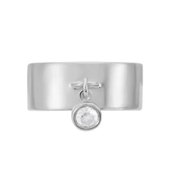 Bague Argent Blanc Ainslie Oxyde De Zirconium