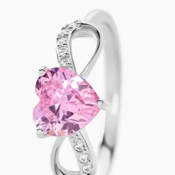 Bague Argent Blanc Atieno Oxyde De Zirconium