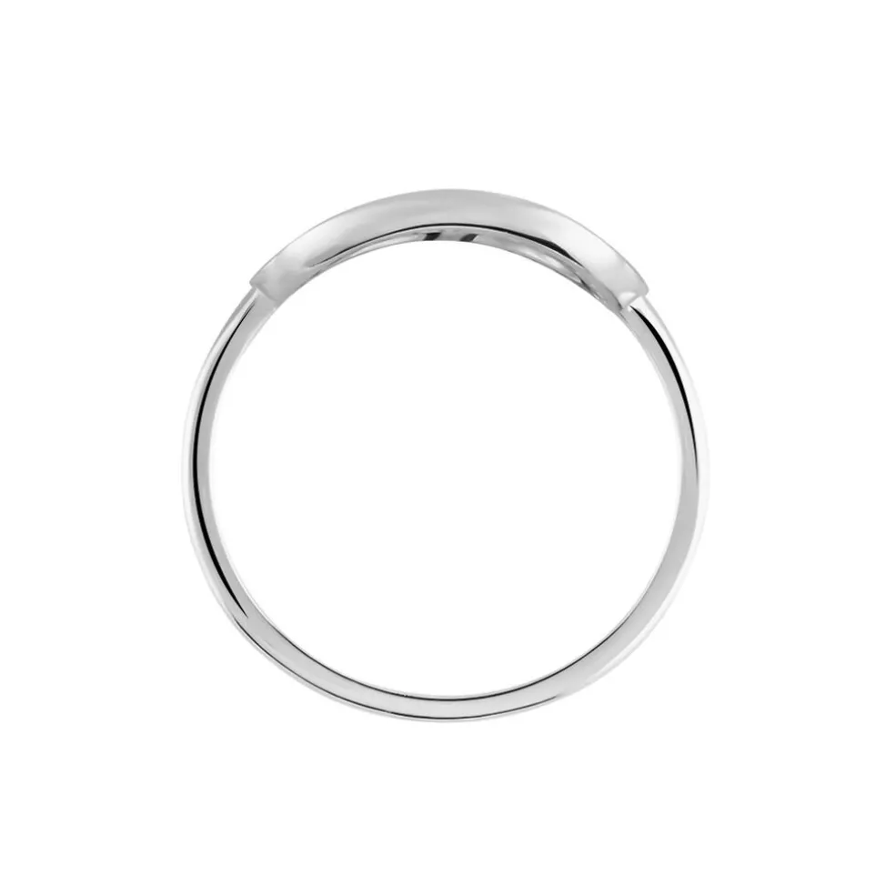Bague Argent Blanc Caprina Oxydes De Zirconium