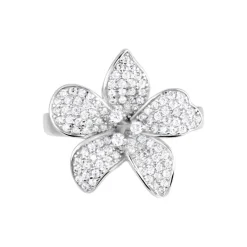 Bague Argent Blanc Catherine Oxydes De Zirconium