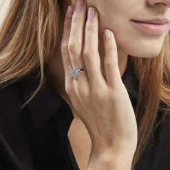 Bague Argent Blanc Catherine Oxydes De Zirconium