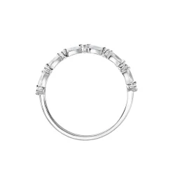 Bague Argent Blanc Coby Oxydes De Zirconium