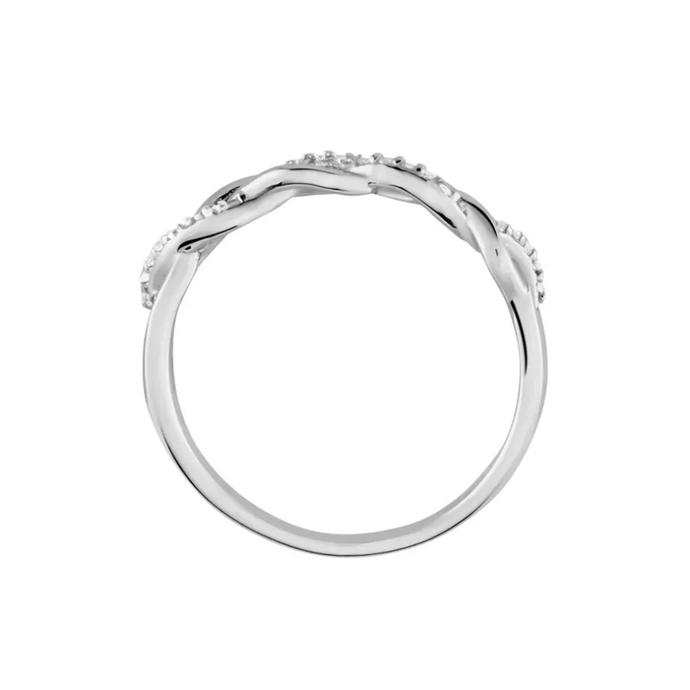 Bague Argent Blanc Cyriaca Oxydes De Zirconium