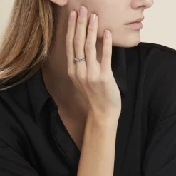 Bague Argent Blanc Cyriaca Oxydes De Zirconium