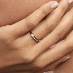 Bague Arslane Or Jaune Diamant