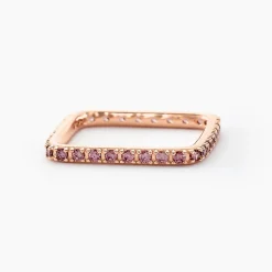 Bague Aselya Argent Rose Oxyde De Zirconium