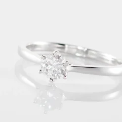 Bague Athena Or Blanc Diamant