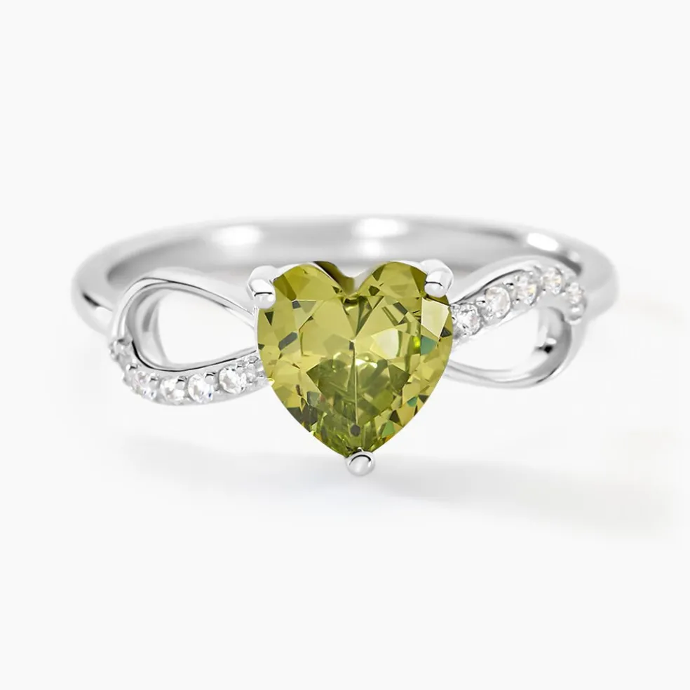 Bague Atieno Argent Blanc Oxyde De Zirconium