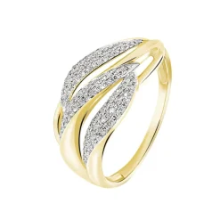 Bague Atlantide Or Jaune Diamant
