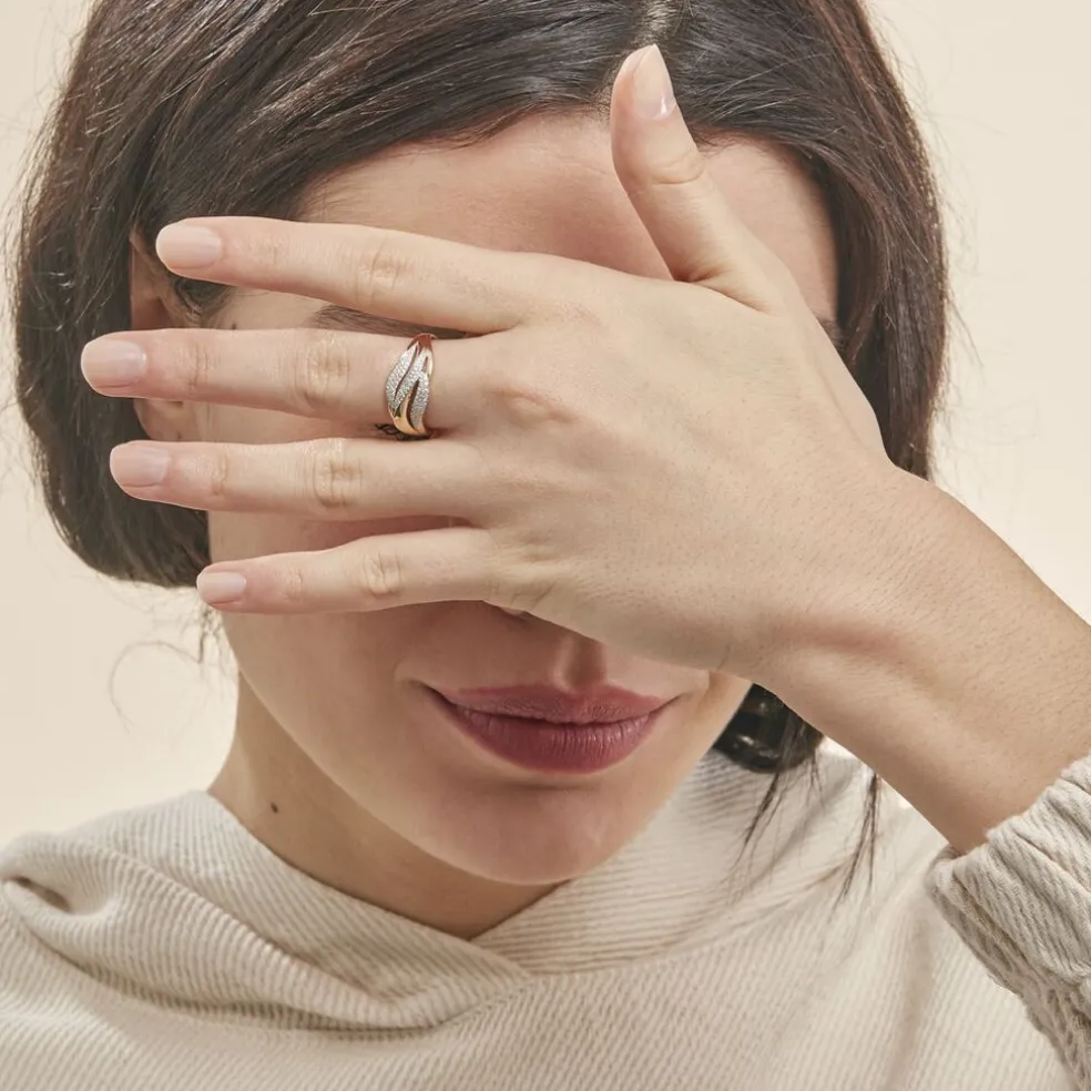 Bague Atlantide Or Jaune Diamant