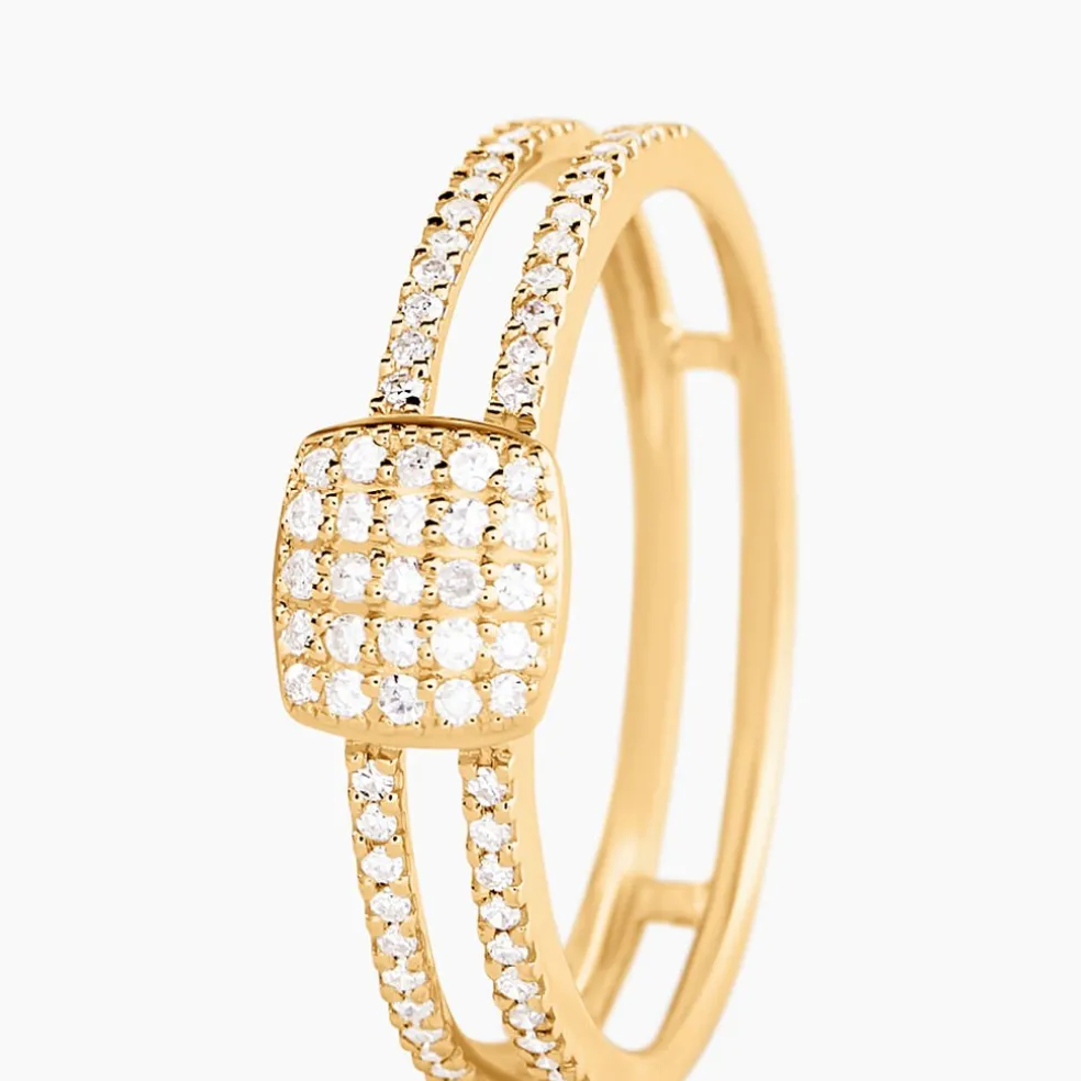 Bague Aude Or Jaune Diamant