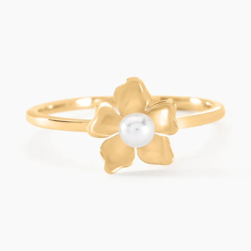 Bague Audley Or Jaune Perle De Culture