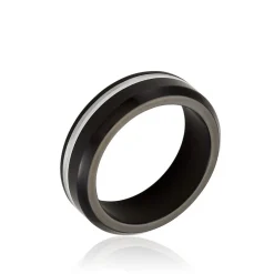 Bague Baldev Acier Bicolore