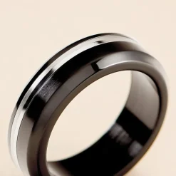 Bague Baldev Acier Bicolore