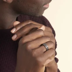 Bague Balthazar Argent Blanc
