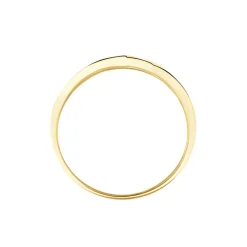 Bague Bandeau Or Jaune Oxyde De Zirconium