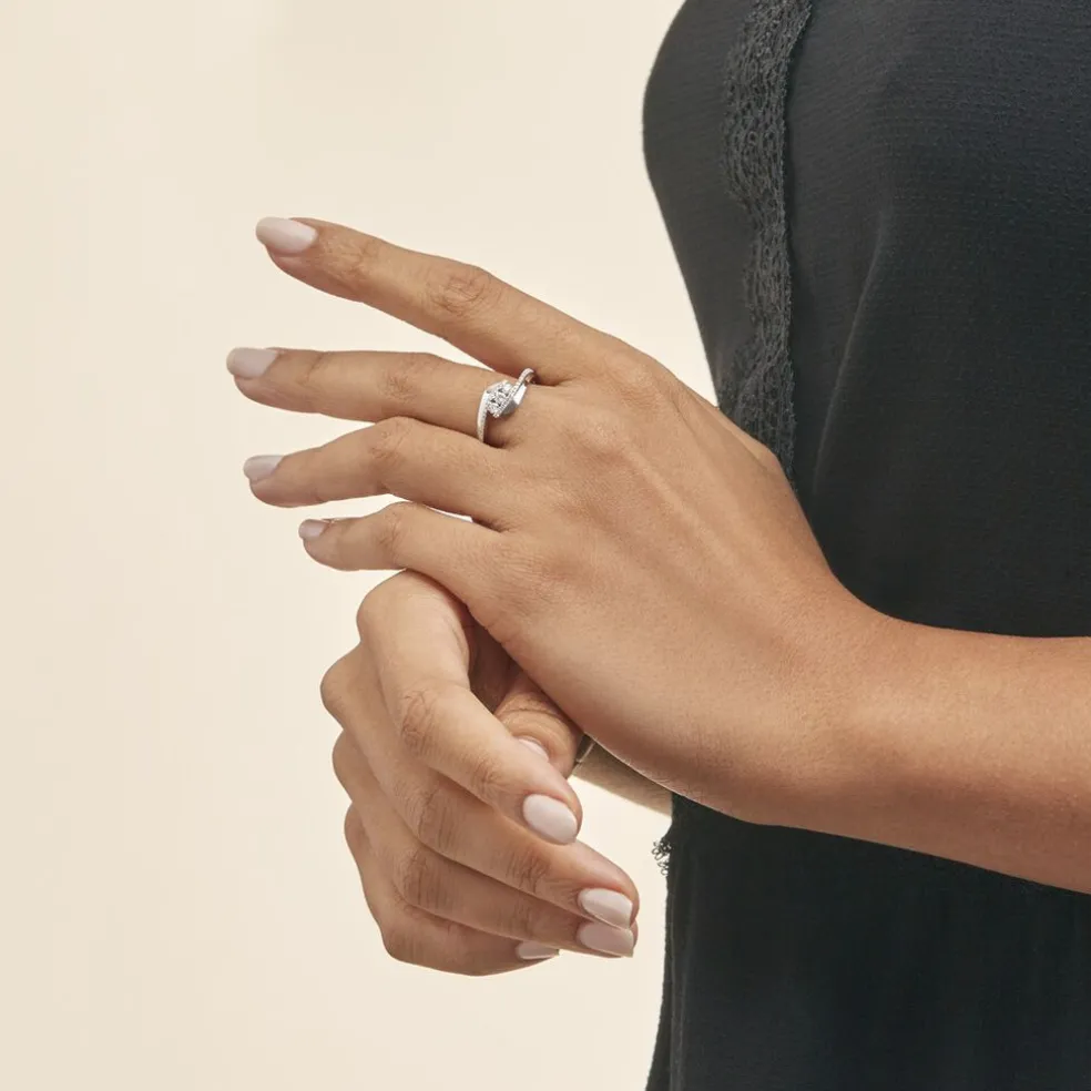 Bague Barbara Or Blanc Diamant