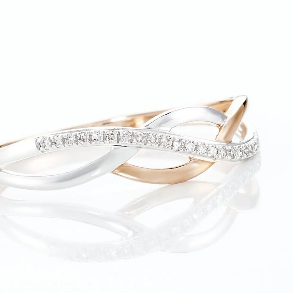 Bague Batista Or Bicolore Diamant