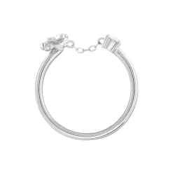 Bague Bee Good Argent Blanc Oxyde De Zirconium