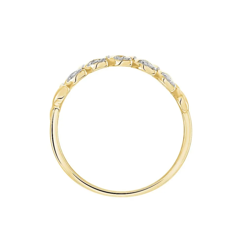 Bague Berinice Or Jaune Diamant