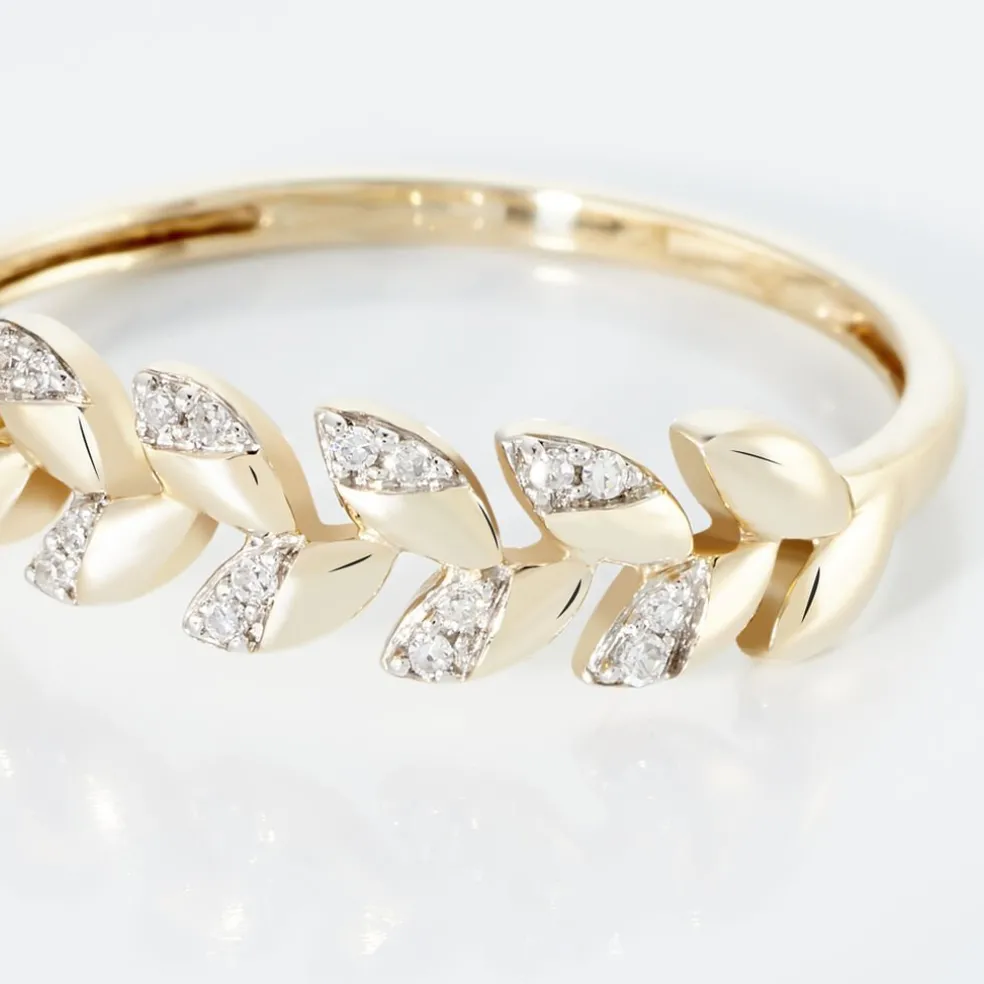 Bague Berinice Or Jaune Diamant