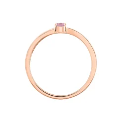 Bague Bertheline Argent Rose Oxyde De Zirconium