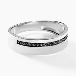 Bague Black Diamond Or Blanc Diamant