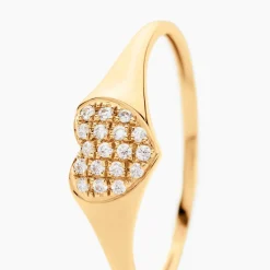 Bague Bomb Lover Or Jaune Oxyde De Zirconium