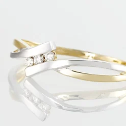 Bague Brixia Or Bicolore Diamant