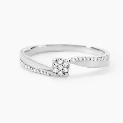 Bague Callysta Or Blanc Diamant