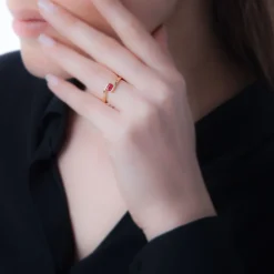 Bague Camilia Or Jaune Quartz