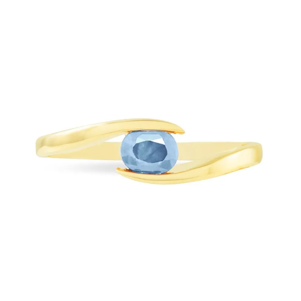 Bague Camilia Or Jaune Topaze