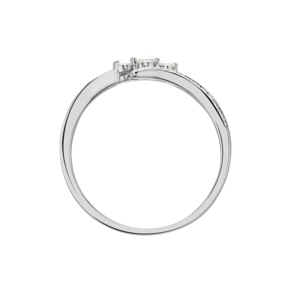 Bague Carey Or Blanc Diamant