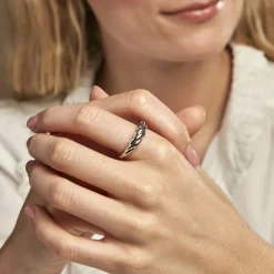 Bague Cassiope Argent Blanc