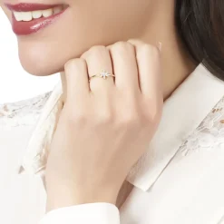 Bague Catia Or Blanc Diamant